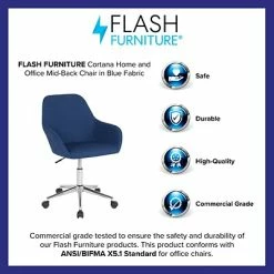 Top 10 ✨ Office Chairs Flash Furniture Cortana Fabric Swivel Home And Office Mid-Back Chair, Blue (DS8012LBBLUF) 👍 -Office Chairs Online store unnamed file 1006