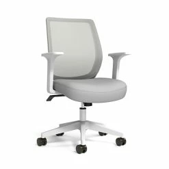 Brand new ✔️ Union & Scale Task Chairs Union & Scale™ Essentials Mesh Back Fabric Task Chair, Gray (UN58149) 🎉