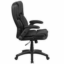 Best Sale ✨ Flash Furniture Executive/Managerial Chairs Flash BT90275H Leather Extreme Comfort High Back Exec Swivel Office Chair W/Flip-Up Arms, Black 🔥 -Office Chairs Online store unnamed file 1019
