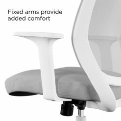 Brand new ✔️ Union & Scale Task Chairs Union & Scale™ Essentials Mesh Back Fabric Task Chair, Gray (UN58149) 🎉 -Office Chairs Online store unnamed file 104