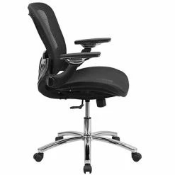 Budget 🔥 Flash Furniture Executive/Managerial Chairs Flash Mid-Back Mesh Executive Swivel Office Chair W/Synchro-Tilt & Height-Adj Flip-Up Arms, Black (GOWY87) ❤️ -Office Chairs Online store unnamed file 1055