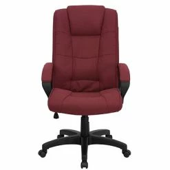 Outlet 💯 Executive/Managerial Chairs Flash Furniture High Back Fabric Executive Office Chair With Padded Nylon Arms, Burgundy 🌟 -Office Chairs Online store unnamed file 1076