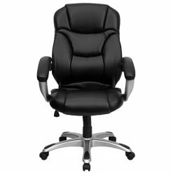 Best Sale 😉 Executive/Managerial Chairs Flash Furniture High Back Leather Contemporary Office Chair With Spring Tilt Control, Black 😀 -Office Chairs Online store unnamed file 1109
