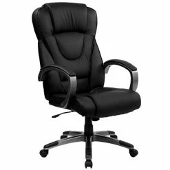 Best reviews of 😉 Executive/Managerial Chairs Flash Furniture High Back Leather Executive Office Chair With Tilt Lock Mechanism, Black 👏