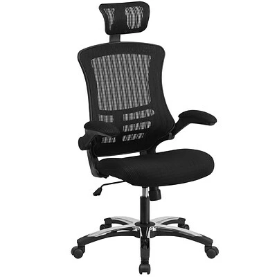 Wholesale ๐คฉ Flash Furniture Executive/Managerial Chairs Flash BLX5H High Back Blk Mesh Exec Swivel Office Chair W/Flip-Up Arms & Chrome-Nylon Designer Base ๐ 3 Wholesale ๐คฉ Flash Furniture Executive/Managerial Chairs Flash BLX5H High Back Blk Mesh Exec Swivel Office Chair W/Flip-Up Arms & Chrome-Nylon Designer Base ๐