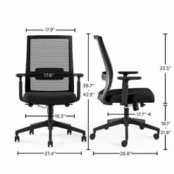 Budget 🔥 Union & Scale Task Chairs Union & Scale™ Prestige Marrett Fabric/Mesh Swivel Task Chair, Black (UN53249) 🎉 -Office Chairs Online store unnamed file 116