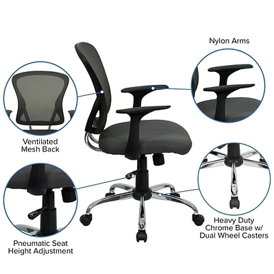 Best reviews of โญ Task Chairs Flash Furniture Mid-Back Office Chair, Dark Gray ๐ 7 Best reviews of โญ Task Chairs Flash Furniture Mid-Back Office Chair, Dark Gray ๐ - Image 5