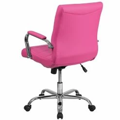 Best Sale ✨ Executive/Managerial Chairs Flash Furniture Mid-Back Vinyl Executive Swivel Office Chair With Chrome Arms, Pink [GO-2240-PK-GG] 🥰 -Office Chairs Online store unnamed file 125