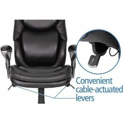 Cheap 👍 Executive/Managerial Chairs Serta AIR Bonded Leather Executive Chair, Black (CHR200100) 👏 -Office Chairs Online store unnamed file 130