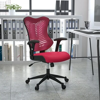 Flash Sale ๐ Task Chairs Flash Furniture BLZP806BY Mesh Office Chair, Burgundy (BLZP806BY) ๐ 4 Flash Sale ๐ Task Chairs Flash Furniture BLZP806BY Mesh Office Chair, Burgundy (BLZP806BY) ๐ - Image 2