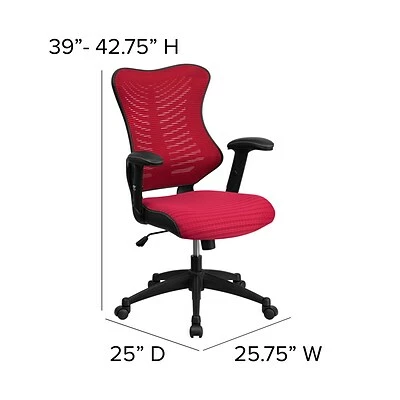 Flash Sale ๐ Task Chairs Flash Furniture BLZP806BY Mesh Office Chair, Burgundy (BLZP806BY) ๐ 8 Flash Sale ๐ Task Chairs Flash Furniture BLZP806BY Mesh Office Chair, Burgundy (BLZP806BY) ๐ - Image 6