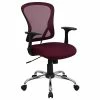 Best Pirce ⭐ Task Chairs Flash Furniture Mid-Back Office Chair, Burgundy 💯 -Office Chairs Online store unnamed file 1318
