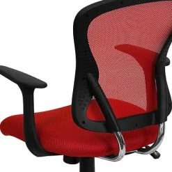 Budget ⭐ Task Chairs Flash Furniture Mid-Back Office Chair, Red 🌟 -Office Chairs Online store unnamed file 1334