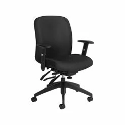 Cheap ⭐ Task Chairs Global Truform TS Fabric Big & Tall Office Chair, Ebony (TS54513SCBKJN02) ⌛