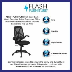 Top 10 👏 Flash Furniture Task Chairs High Back Mesh Office Chair[HL-0013-GG] ⌛ -Office Chairs Online store unnamed file 1392