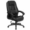 Coupon 🔥 Executive/Managerial Chairs Flash Furniture Faux Leather Executive Chair, Black And Smoked (GO7145BK) 💯 -Office Chairs Online store unnamed file 1403