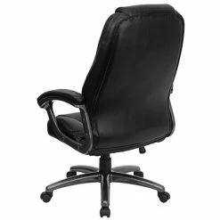 Coupon 🔥 Executive/Managerial Chairs Flash Furniture Faux Leather Executive Chair, Black And Smoked (GO7145BK) 💯 -Office Chairs Online store unnamed file 1406