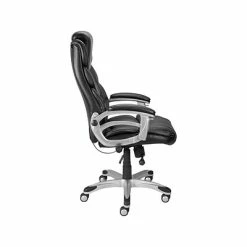 Promo ❤️ Executive/Managerial Chairs Quill Brand® Baird Bonded Leather Manager Chair, Black (23234) 🛒 -Office Chairs Online store unnamed file 143
