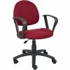 Best Pirce 🛒 Task Chairs Boss Perfect Posture Deluxe Office Task Chair With Loop Arms, Burgundy (B317-BY) 💯 -Office Chairs Online store unnamed file 1432