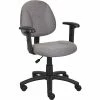 Promo 😍 Task Chairs Boss Perfect Posture Deluxe Office Task Chair With Adjustable Arms, Grey (B316-GY) 👍 -Office Chairs Online store unnamed file 1458