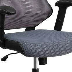 Outlet 🤩 Executive/Managerial Chairs Flash Furniture Mesh/Fire-retardant Foam Executive Chair, Black/Designer Gray (BL-ZP-806-GY-GG) ⭐ -Office Chairs Online store unnamed file 1468
