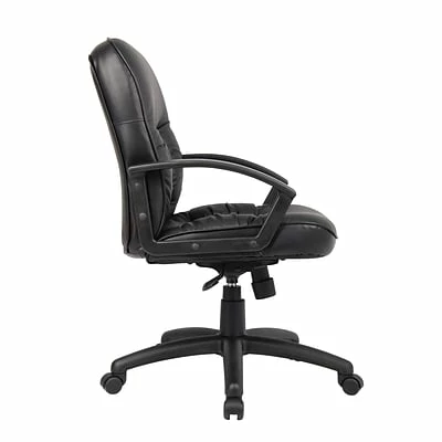 Discount ๐ Executive/Managerial Chairs Boss Mid Back Leatherplus Executive Chair, Black (B7306) ๐ 4 Discount ๐ Executive/Managerial Chairs Boss Mid Back Leatherplus Executive Chair, Black (B7306) ๐ - Image 2