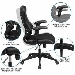 Best Sale ⭐ Executive/Managerial Chairs Flash Furniture Mesh Executive Chair, Black (BL-ZP-806-BK-GG) ✔️ -Office Chairs Online store unnamed file 1491