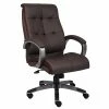 Cheap 🔔 Executive/Managerial Chairs Boss Double Plush High Back Executive Chair, Brown (B8771P-BN) 😉