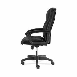 Cheap 🔔 Executive/Managerial Chairs HON SofThread Leather High-Back Executive Chair, Center-Tilt, Fixed Arms, Black (BSXVL151SB11) 🎉 -Office Chairs Online store unnamed file 1512