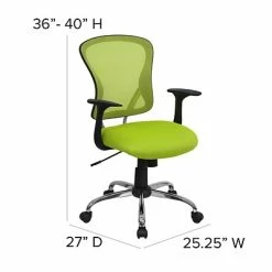 Flash Sale 🥰 Task Chairs Flash Furniture Mid-Back Office Chair, Green 🧨 -Office Chairs Online store unnamed file 1529