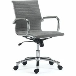 Outlet 🥰 Staples Executive/Managerial Chairs Quill Brand® Everell Fabric Managers Chair, Gray (53279) 💯