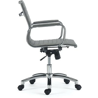 Outlet 🥰 Staples Executive/Managerial Chairs Quill Brand® Everell Fabric Managers Chair, Gray (53279) 💯 4 Outlet 🥰 Staples Executive/Managerial Chairs Quill Brand® Everell Fabric Managers Chair, Gray (53279) 💯 - Image 2