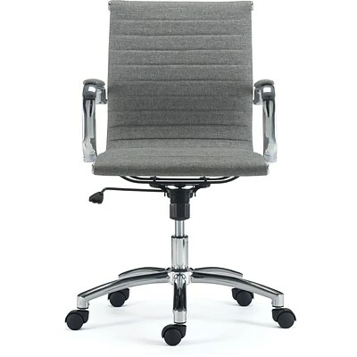 Outlet 🥰 Staples Executive/Managerial Chairs Quill Brand® Everell Fabric Managers Chair, Gray (53279) 💯 5 Outlet 🥰 Staples Executive/Managerial Chairs Quill Brand® Everell Fabric Managers Chair, Gray (53279) 💯 - Image 3