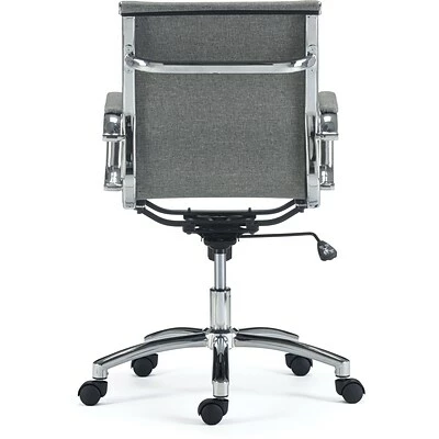 Outlet 🥰 Staples Executive/Managerial Chairs Quill Brand® Everell Fabric Managers Chair, Gray (53279) 💯 7 Outlet 🥰 Staples Executive/Managerial Chairs Quill Brand® Everell Fabric Managers Chair, Gray (53279) 💯 - Image 5