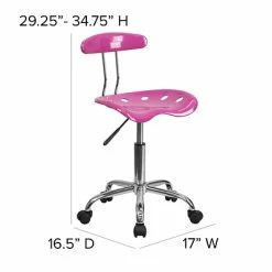 Wholesale 🥰 Flash Furniture Polymer Vibrant Computer Task Chairs With Tractor Seat (LF214CNDYHRT) ✔️ -Office Chairs Online store unnamed file 1547