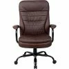 Brand new 🎁 Executive/Managerial Chairs Boss LeatherPlus Faux Leather Executive Big & Tall Chair, 400 Lb. Capacity, Bomber Brown (B991-BB) 🔥 -Office Chairs Online store unnamed file 1551