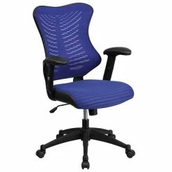 Buy ✔️ Executive/Managerial Chairs Flash Furniture Mesh Executive Chair, Blue (BL-ZP-806-BL-GG) 🛒