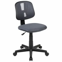 Top 10 ❤️ Task Chairs Flash Furniture Fundamentals Nylon Swivel Computer And Desk Chair, Gray (LF-134-GY-GG) 💯