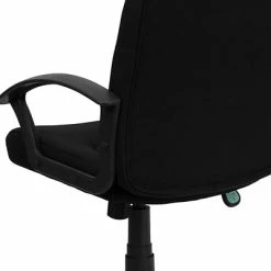 Flash Sale 👍 Task Chairs Flash Furniture Mid Back Fabric Task And Computer Chair, Black ⭐ -Office Chairs Online store unnamed file 1595