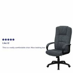 Wholesale ✨ Executive/Managerial Chairs Flash Furniture High-Back Fabric Executive Chair, Fixed Arms, Gray 🛒 -Office Chairs Online store unnamed file 1600