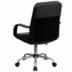 Best Sale 🤩 Executive/Managerial Chairs Flash Furniture Mesh Back LeatherSoft Task Chair, Black (LF-W-61B-2-GG) ✔️ -Office Chairs Online store unnamed file 1611