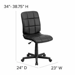 Buy 🎁 Task Chairs Flash Furniture Vinyl Task Chair, Black (GO16911BK) ✔️ -Office Chairs Online store unnamed file 1620