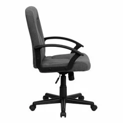 Cheapest 🎉 Task Chairs Flash Furniture Mid Back Fabric Task And Computer Chair, Gray 🔔 -Office Chairs Online store unnamed file 1658
