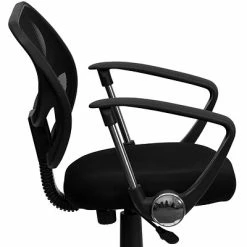 Best Sale 🛒 Task Chairs Flash Furniture Mesh Computer And Desk Chair, Black (WA-3074-BK-A-GG) 🔥 -Office Chairs Online store unnamed file 1675