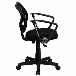 Best Sale 🛒 Task Chairs Flash Furniture Mesh Computer And Desk Chair, Black (WA-3074-BK-A-GG) 🔥 -Office Chairs Online store unnamed file 1676