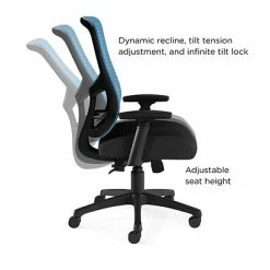 Brand new ❤️ Union & Scale Task Chairs Union & Scale FlexFit™ Kroy Mesh Back Fabric Task Chair, Blue (UN59458) ⭐ -Office Chairs Online store unnamed file 1684