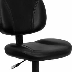 Hot Sale 💯 Task Chairs Flash Furniture Faux Leather Task Chair, Black (BT688BK) 🛒 -Office Chairs Online store unnamed file 1698
