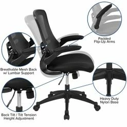 Cheapest 🌟 Task Chairs Flash Furniture Mesh Task Chair, Black (BL-X-5M-BK-GG) 🎁 -Office Chairs Online store unnamed file 1714