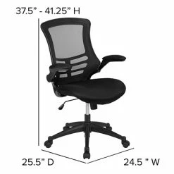 Cheapest 🌟 Task Chairs Flash Furniture Mesh Task Chair, Black (BL-X-5M-BK-GG) 🎁 -Office Chairs Online store unnamed file 1715