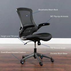 Cheapest 🌟 Task Chairs Flash Furniture Mesh Task Chair, Black (BL-X-5M-BK-GG) 🎁 -Office Chairs Online store unnamed file 1716